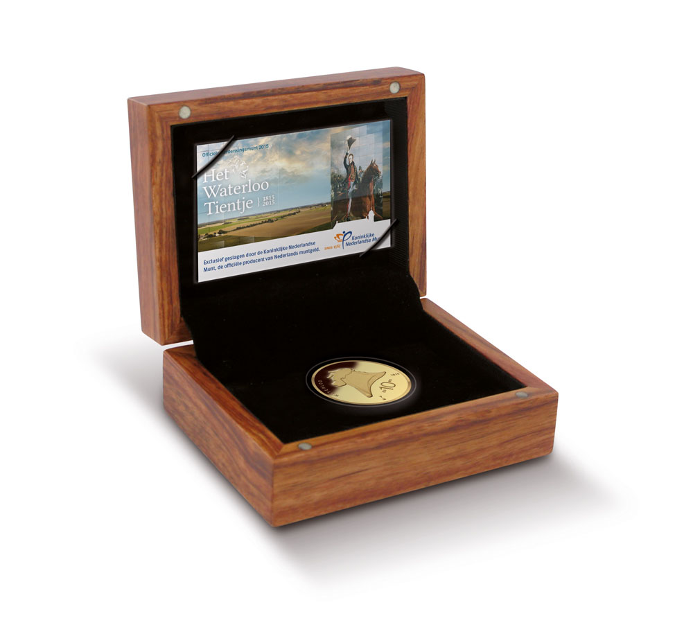 De Slag bij Waterloo vereeuwigd op de 10 euro 2015