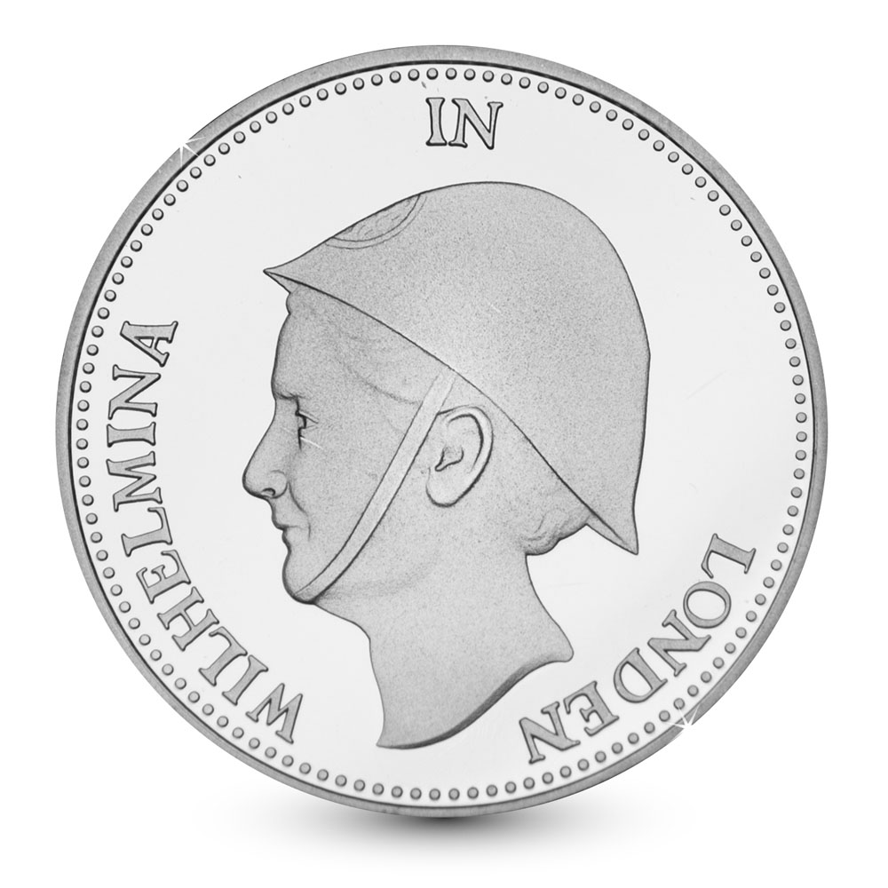 1 gulden Wilhelmina in London