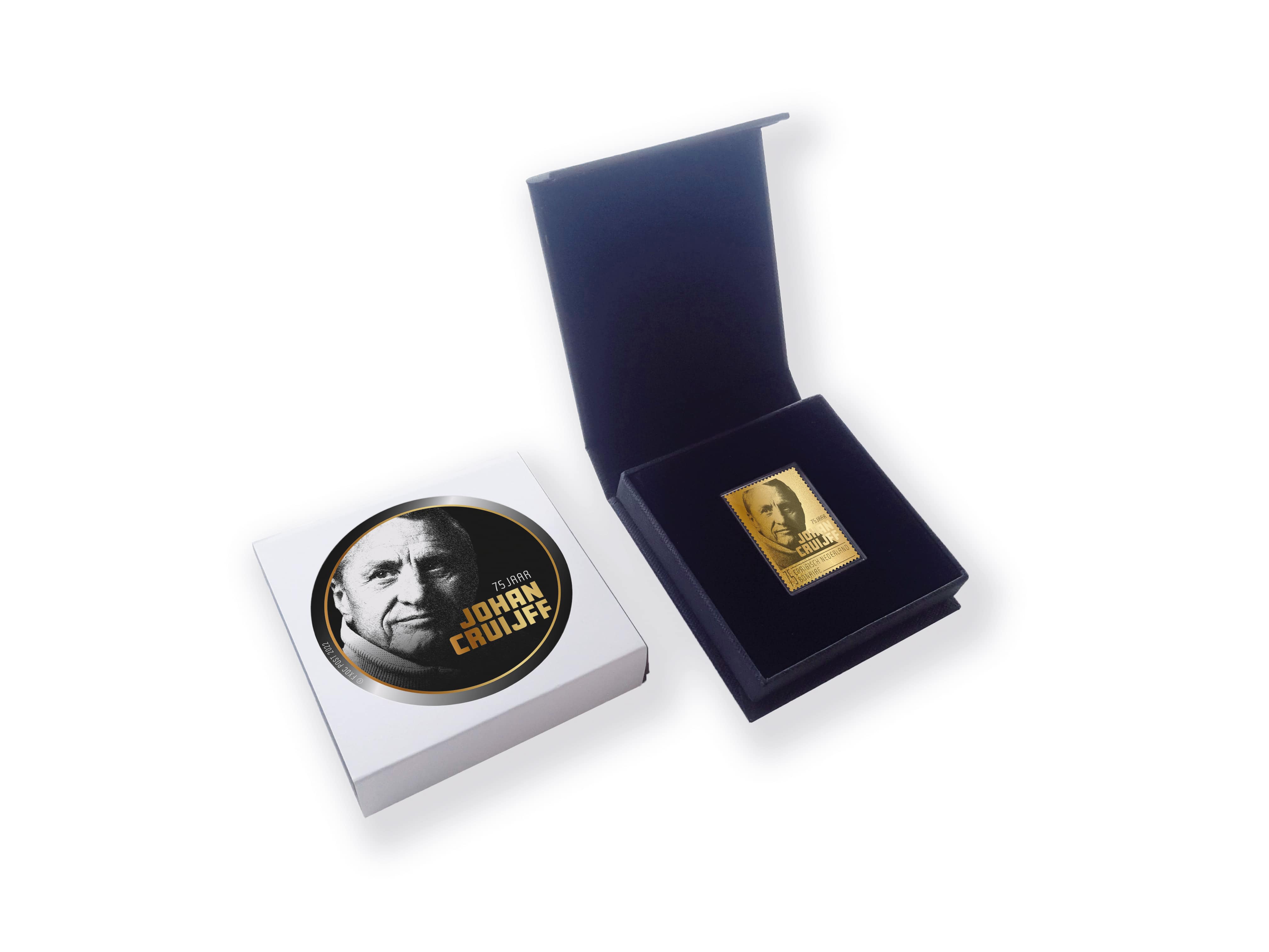 Gouden postzegel set 75 jaar Johan Cruijff – El Salvador 