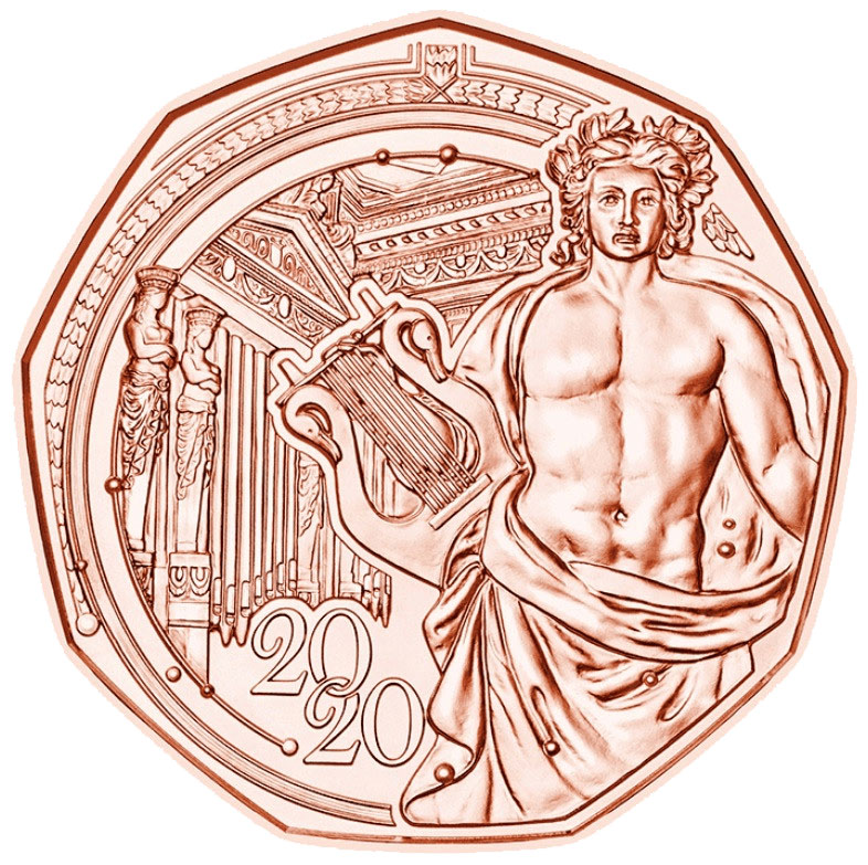 Nieuwjaars-muntenset 2020 “150 Jahre Musikverein Wien”