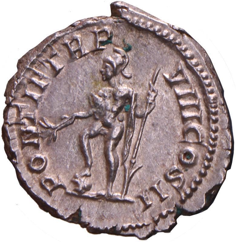 Romeinse Munt - Caracalla 198-217 - Zilveren Denarius 205