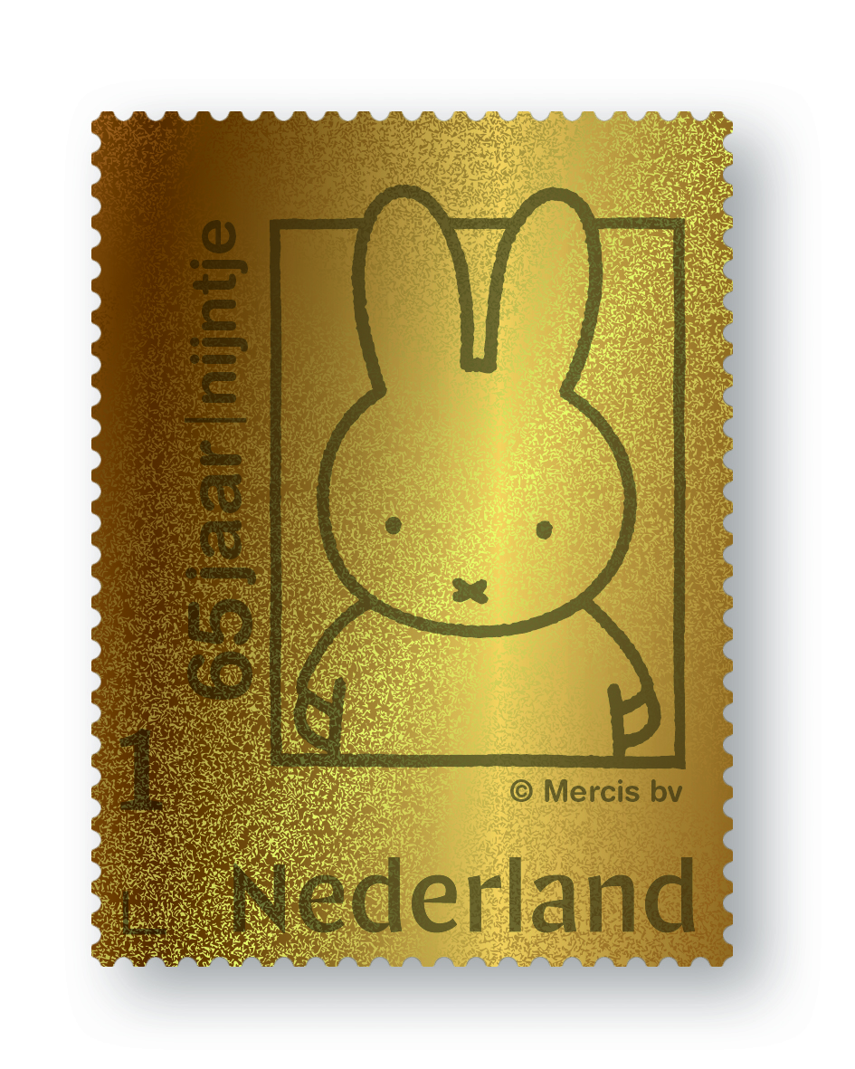 Gouden postzegel 65 jaar Nijntje!