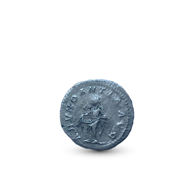 Romeinse munt - Elagabalus 218 - 222 - Zilveren Denarius 218-222