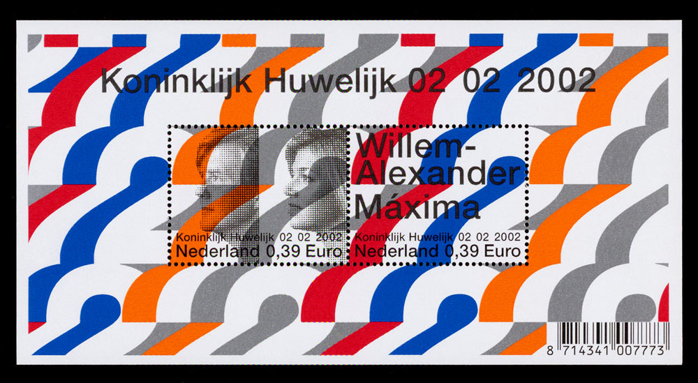 Officiele Koninklijke Huwelijks uitgifte 2002