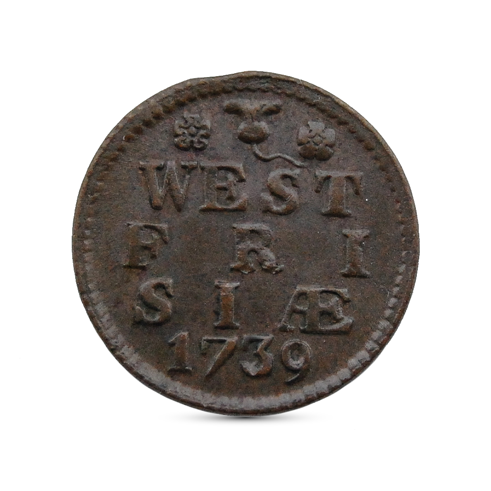 Duit West Friesland 1739