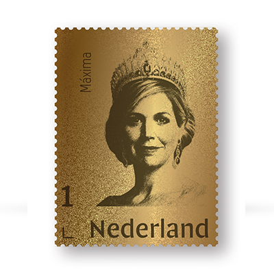 Gouden verjaardags-set Amalia 18 jaar 2021