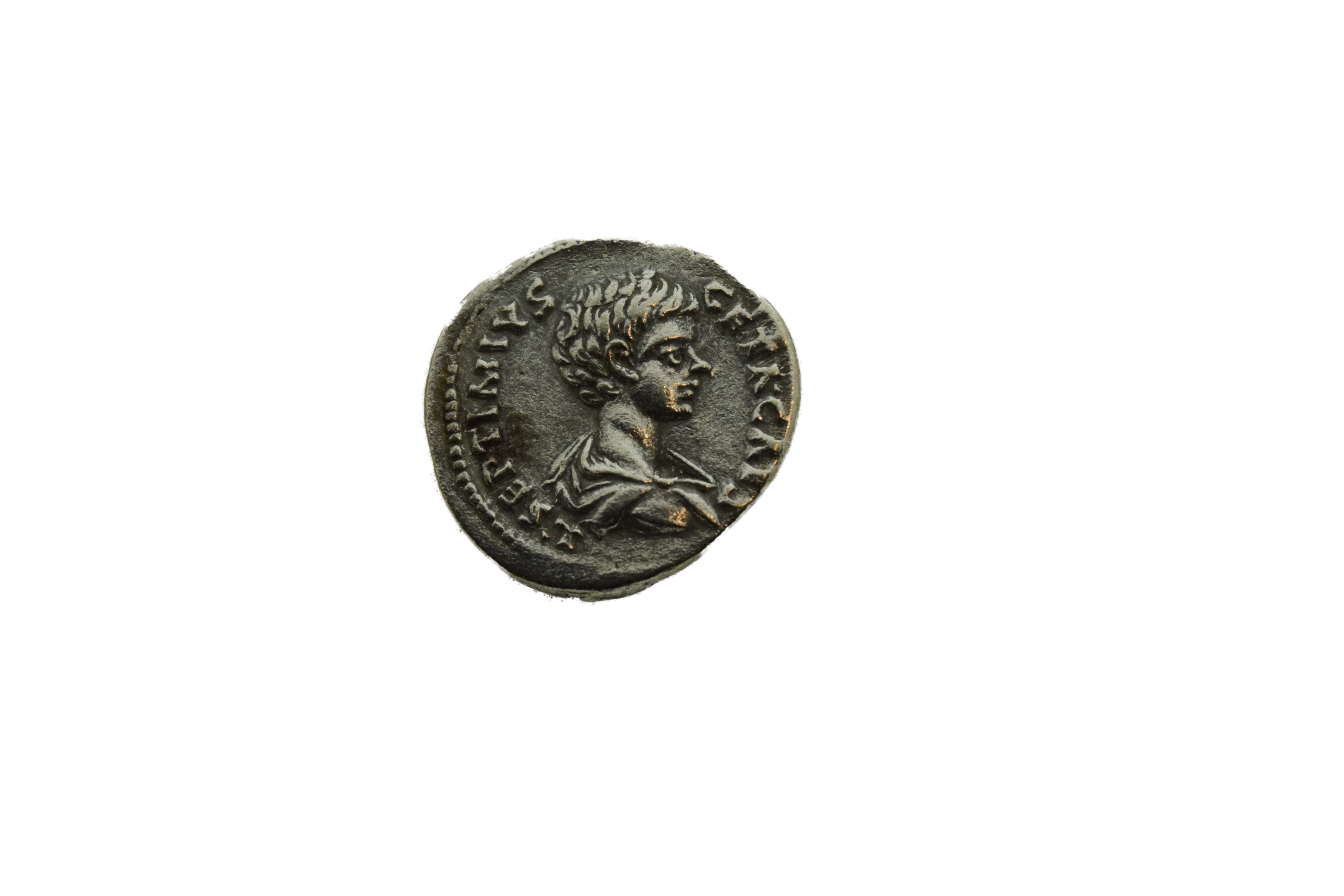 Romeinse munt -  Geta 198 - 211 - Zilveren Denarius 198-200