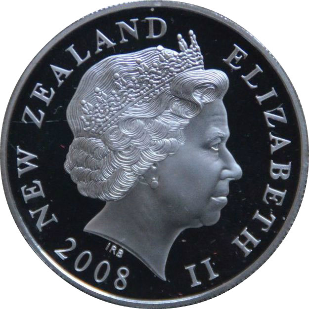 De Nieuw-Zeelandse Hamilton Kikker - 5 Dollar 2008