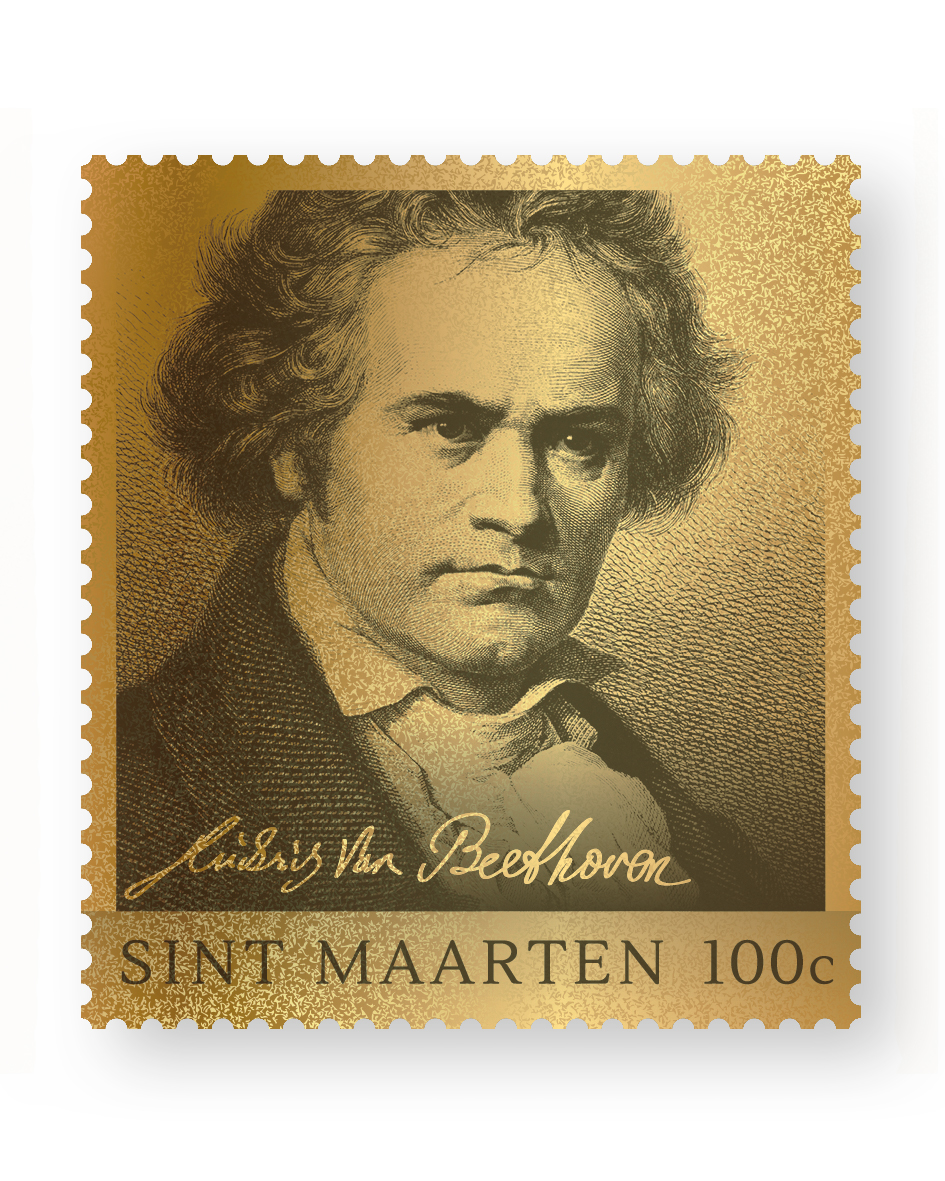 Gouden Postzegel Beethoven