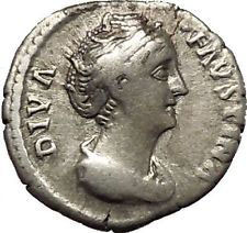 Emperor Antonius Pius and Faustina 1 silver coins