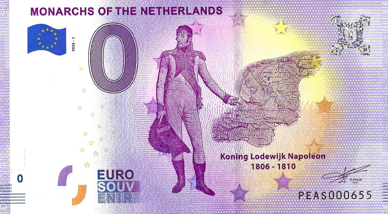 Euro Biljet Nederland Vorsten Van Nederland Lodewijk Napoleon Munt Online Nl