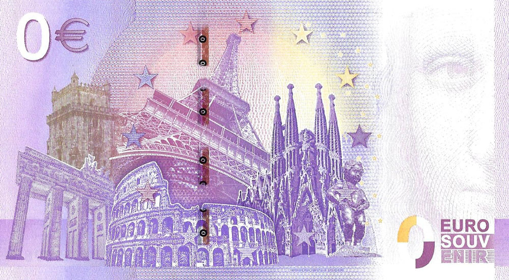 0 euro biljet Nederland 2019 - Rembrandt De Staalmeesters