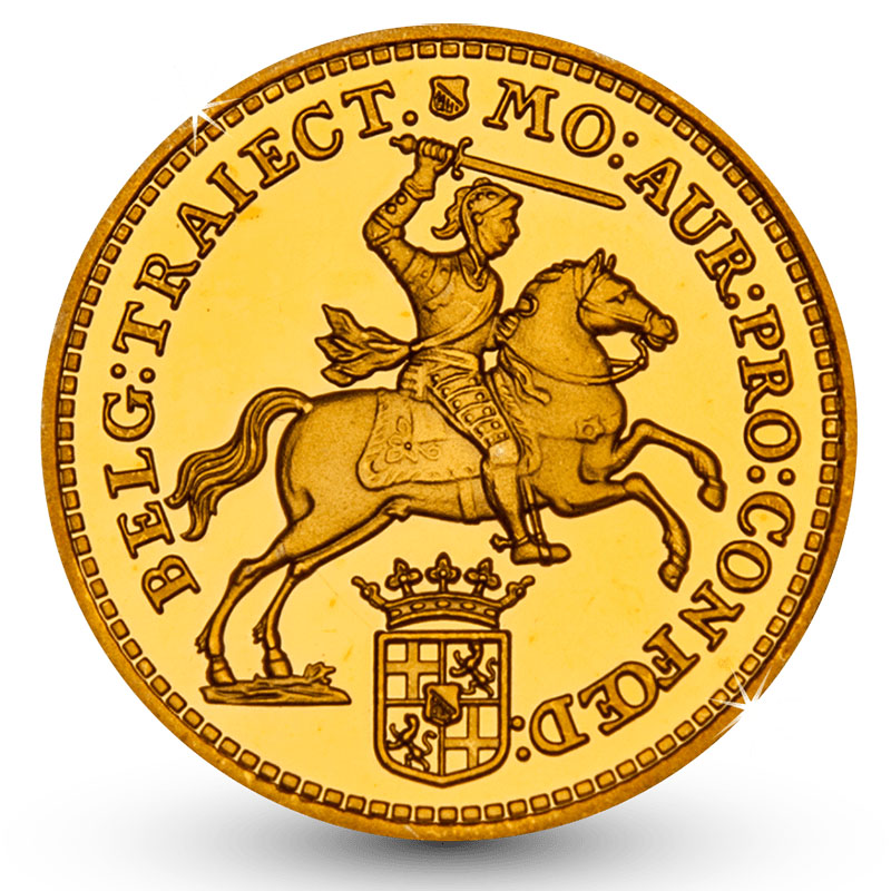 Officiële Herslag 14 Gulden Gouden Rijder 1760