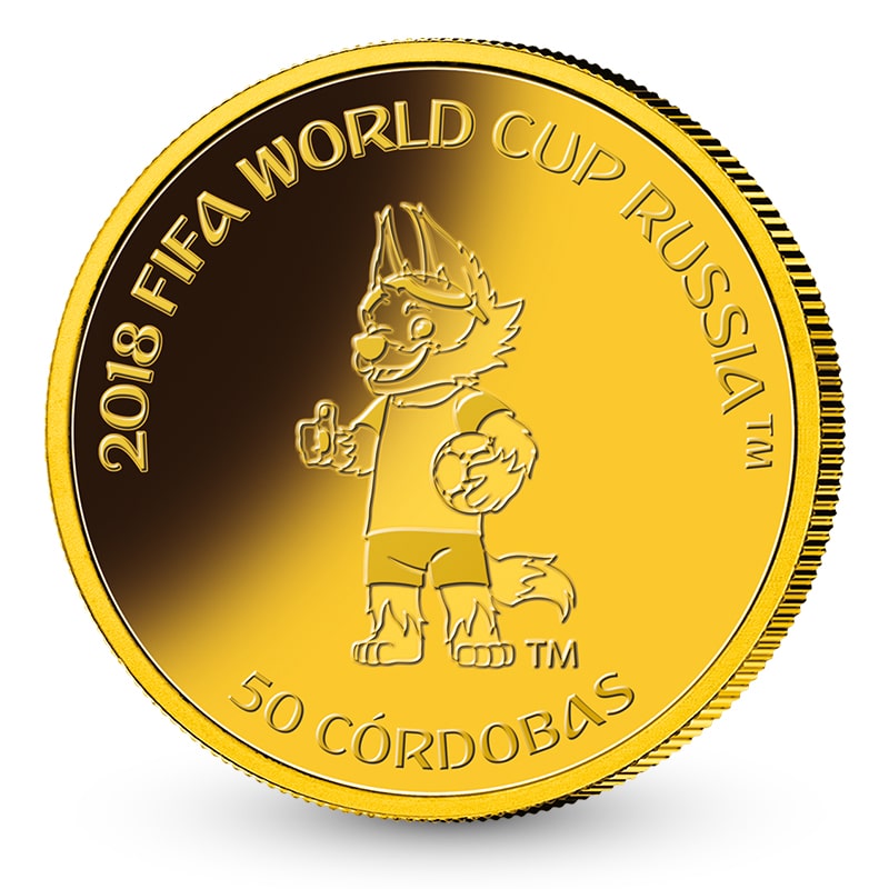 FIFA World Cup 2018 Gouden Herdenkingsmunt