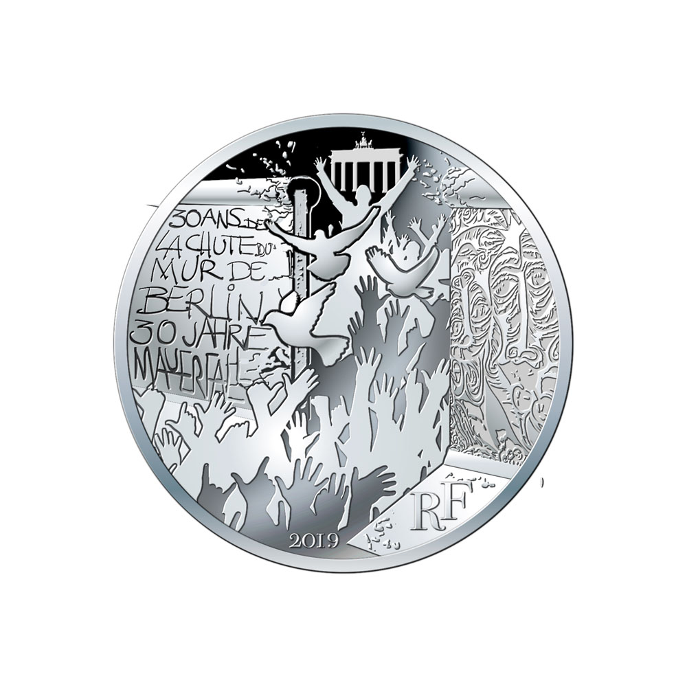 10 euro herdenkingsmunt 30 jaar Val van de Berlijnse Muur