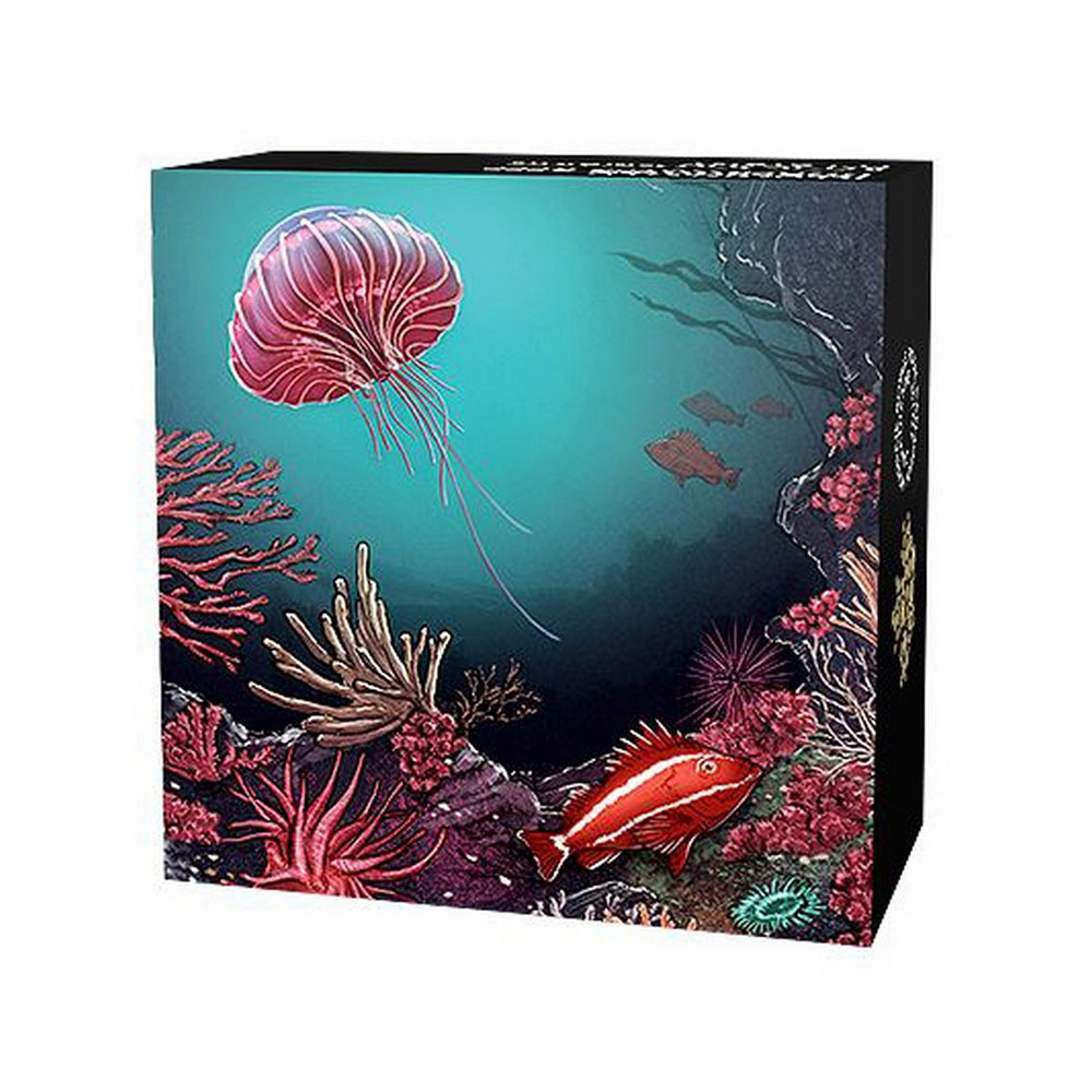 Glow in the dark! 30 Dollar 2016 Canada Underwater Reef met blacklight