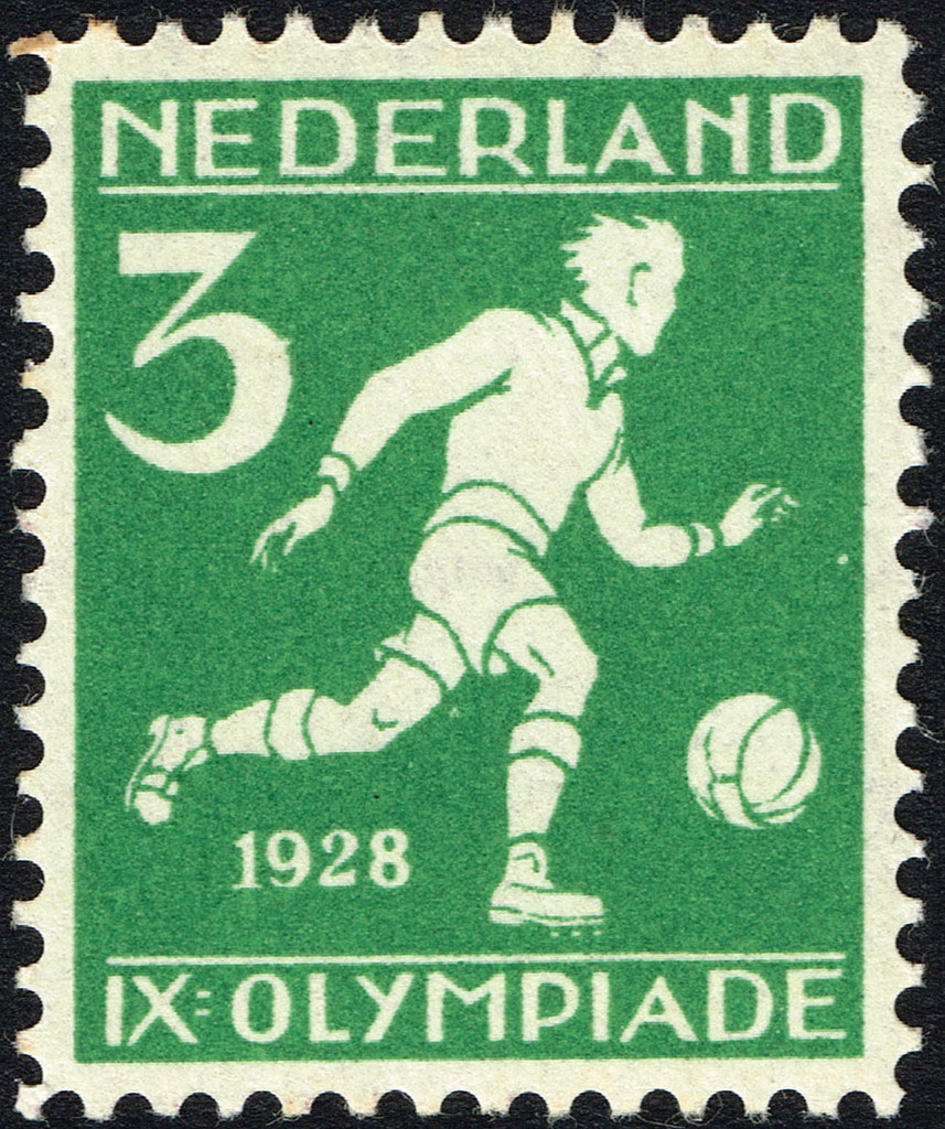 Enige Olympische Spelen postzegels Nederland 1928