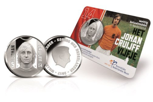 Johan Cruijff Vijfje Eerste Dag uitgifte