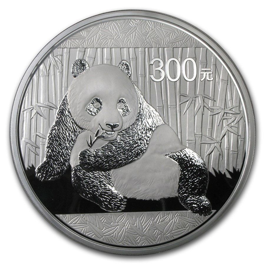 De wereldberoemde 300 Yuan 2015 China Panda zilver 1 kilo!