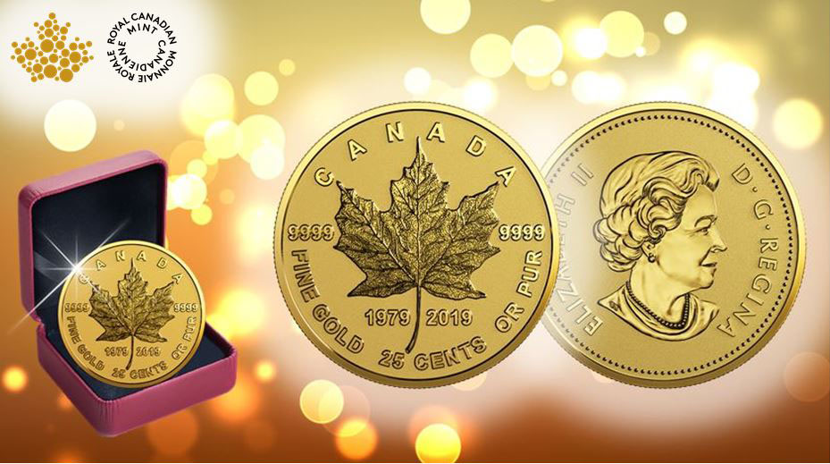 24 Karaat Gouden Canada Maple Leaf 