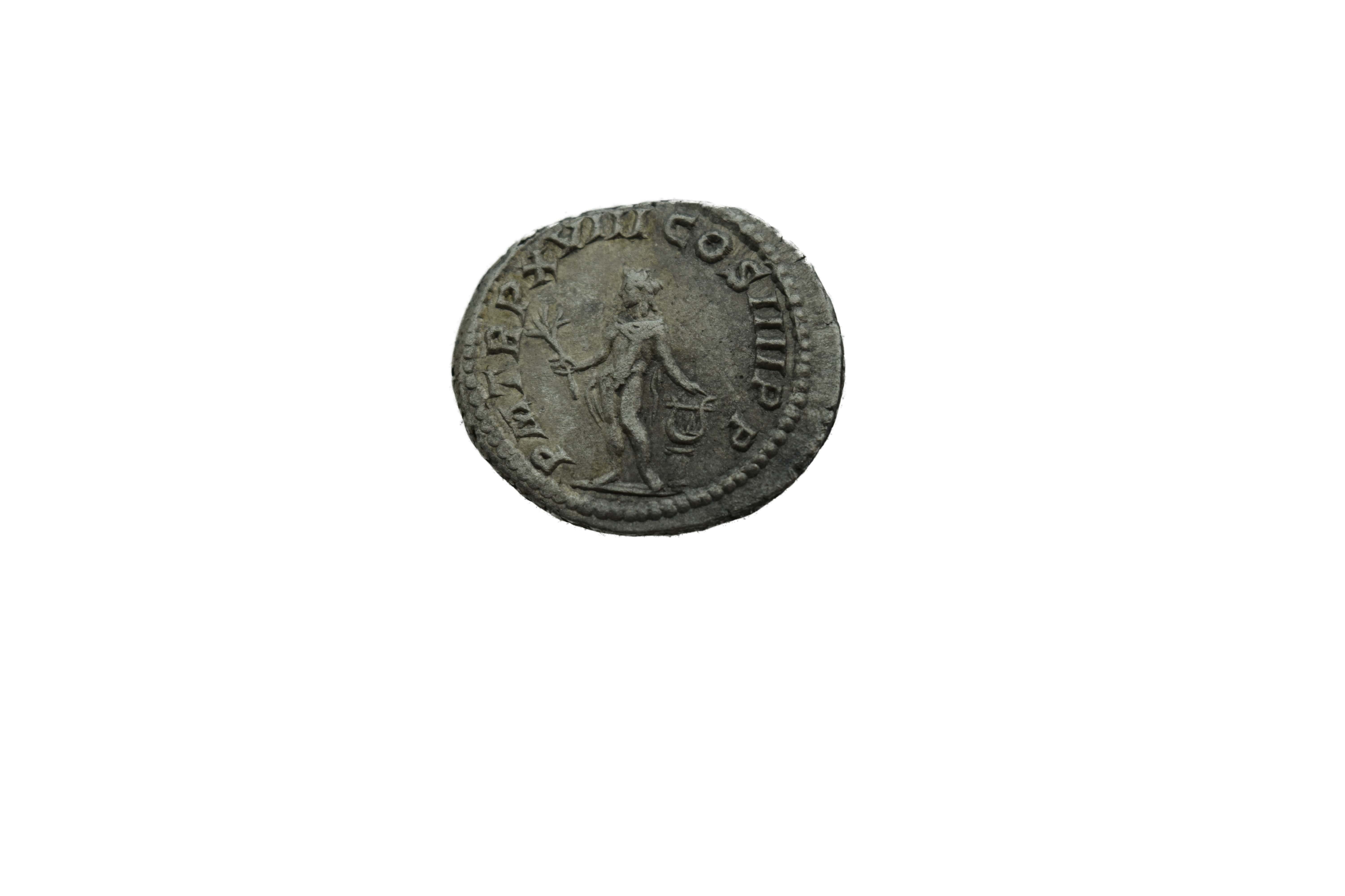 Romeinse munt - Caracalla 198 - 217 - Zilveren Denarius 215