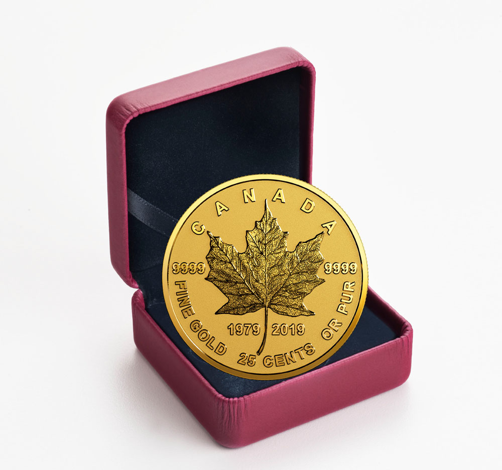 24 Karaat Gouden Canada Maple Leaf 