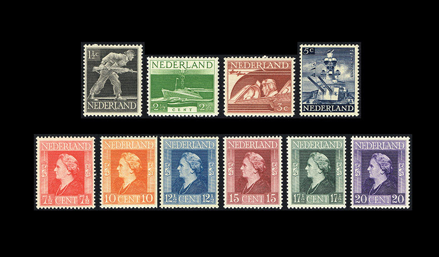 Bevrijdings serie - Londen uitgifte - 1944