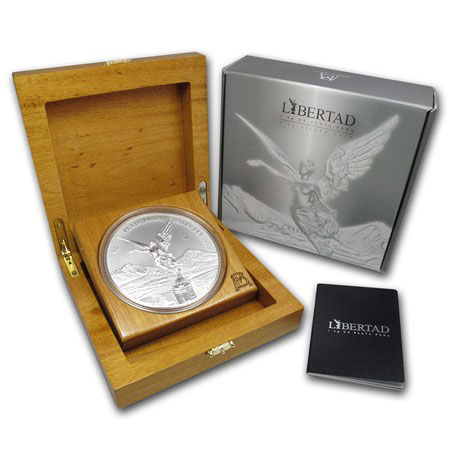 Massief Zilveren Munt 1 kilo Libertad - 2015 Mexico  