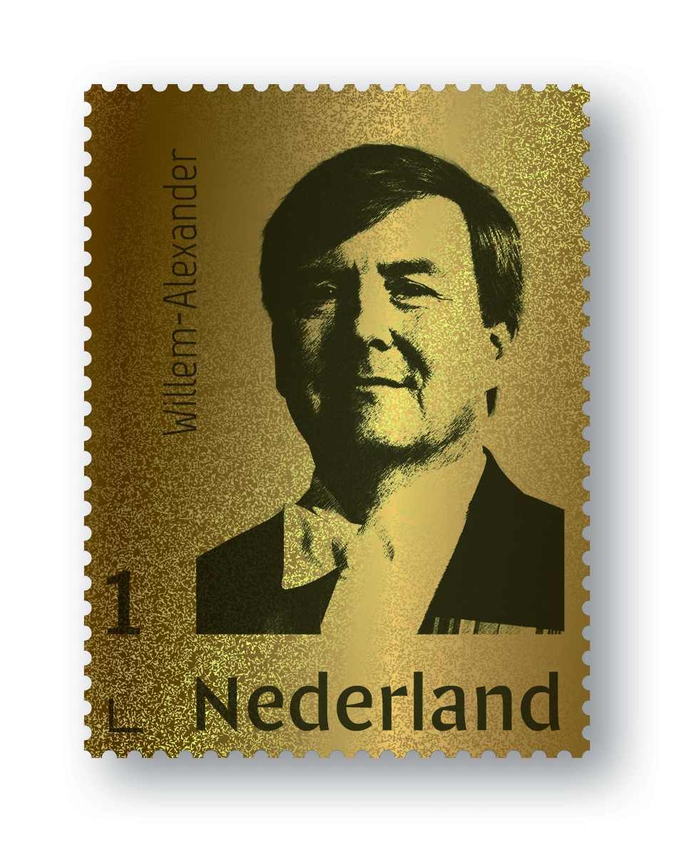 Gouden verjaardags-set Amalia 18 jaar 2021