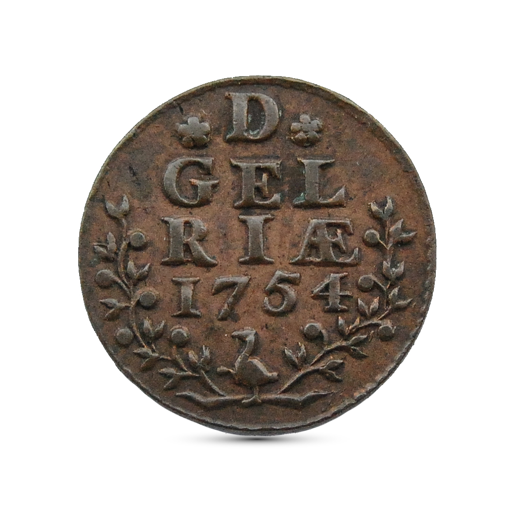 Duit Gelderland 1754