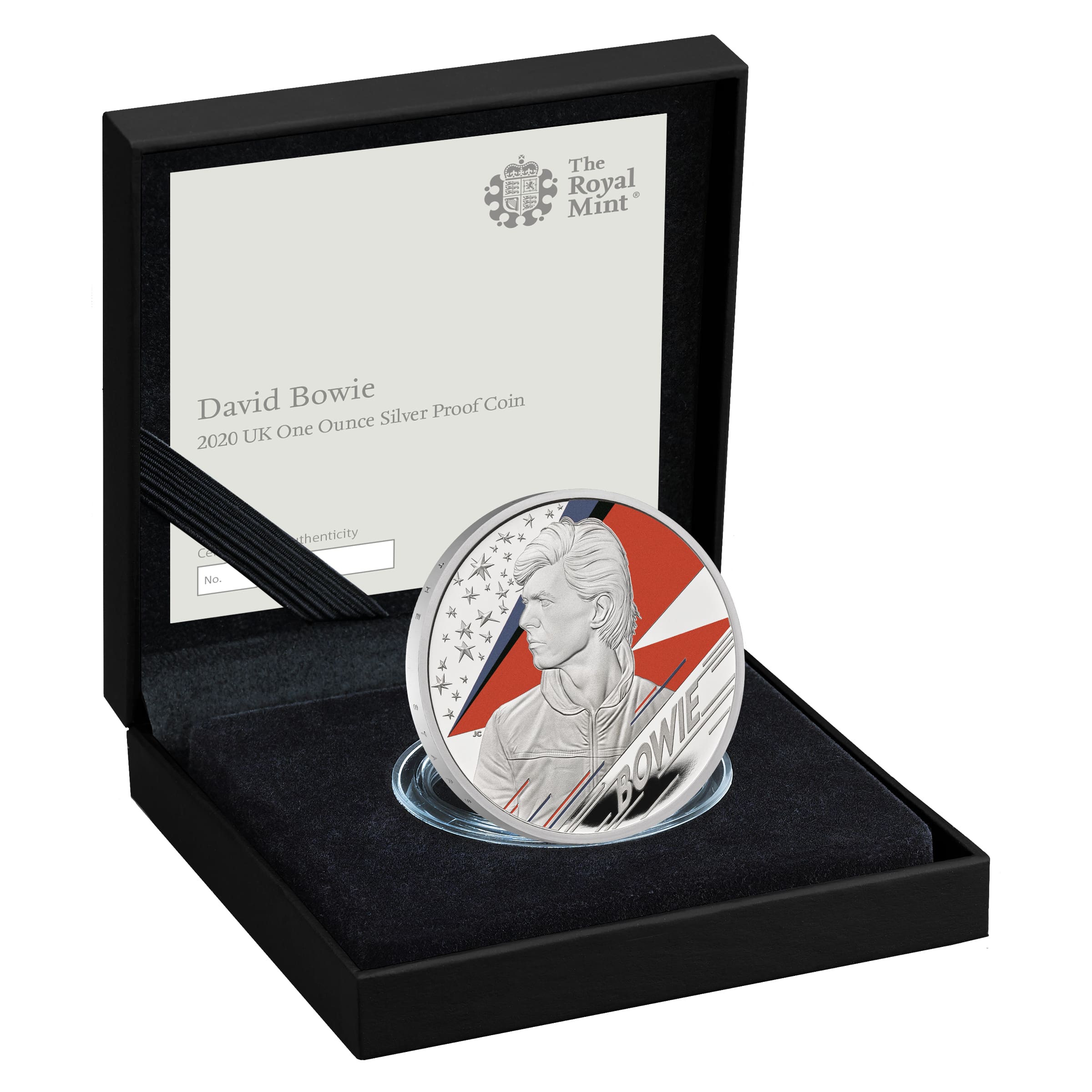 Music Legends: David Bowie zilver proof 1 ounce