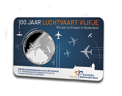 Luchtvaart Vijfje in coincard