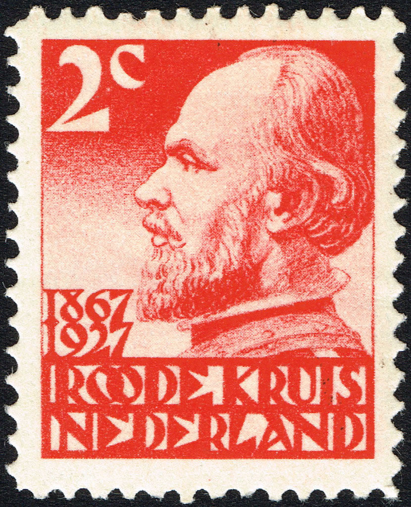 Eerste serie Rode Kruis postzegels Nederland 1927