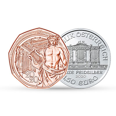 Nieuwjaars-muntenset 2020 “150 Jahre Musikverein Wien”