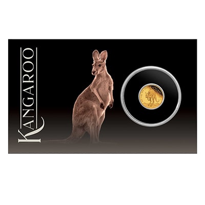 Massief gouden Australische 2 Dollar munt