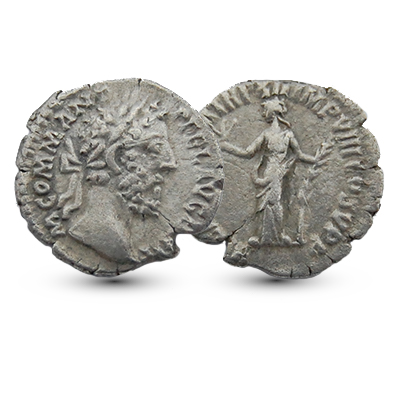 Romeinse munt - Commodus 177-192 - Denarius 187