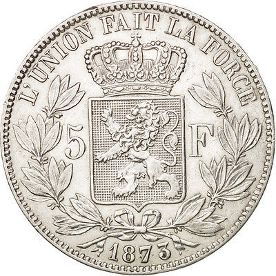 5 Franc 1865-1878 België Koning Leopold II