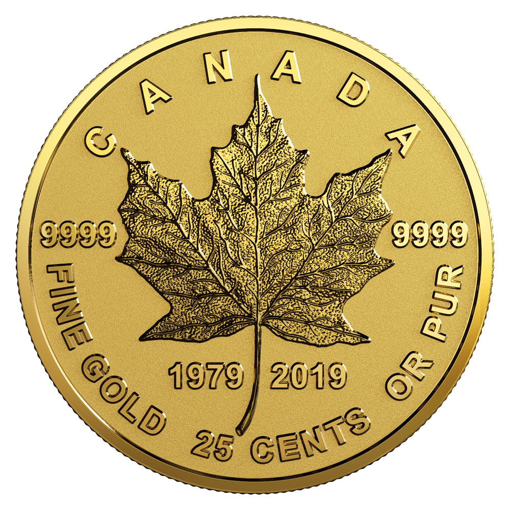 24 Karaat Gouden Canada Maple Leaf 