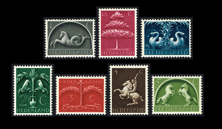 Germaanse Symbolen - Duitse bezetter uitgifte - 1943 