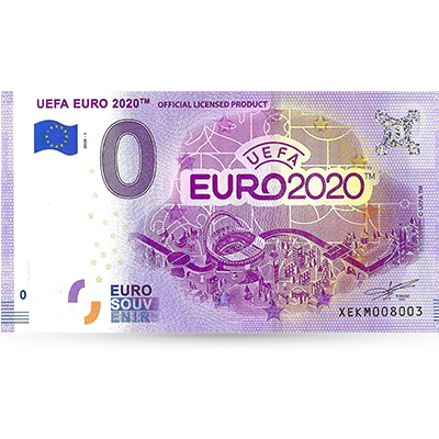 0 euro biljet UEFA EURO 2020